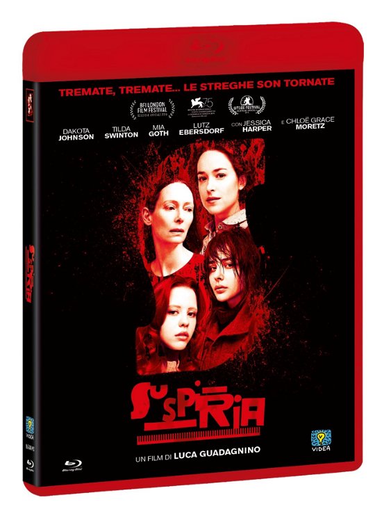 Cover for Jessica Harper,dakota Johnson,chloe Grace Moretz,tilda Swinton · Suspiria (Blu-ray+4 Card Da Collezione) (Blu-ray) (2019)