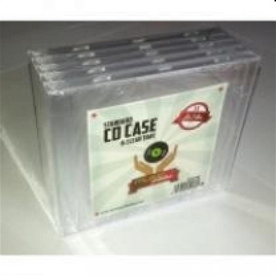 Cover for Music Protection · 5x CD Standard Jewel Box Clear &amp; Trays Clear - Mounted and Cellophaned (ACCESSORY)