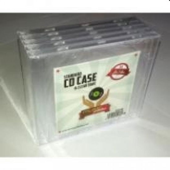 5x CD Standard Jewel Box Clear & Trays Clear - Mounted and Cellophaned - Music Protection - Marchandise - MUSIC PROTECTION - 9003829800661 - 