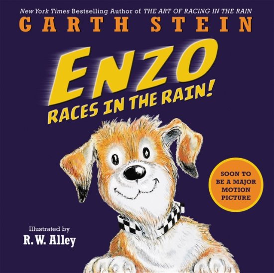 Cover for Garth Stein · Enzo Races in the Rain! (Paperback Book) (2019)