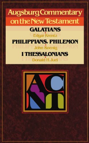 Cover for Donald Juel · Augsburg Commentary on the New Testament - Galatians, Phillipians - Augsburg Commentary on the New Testament (Pocketbok) (1985)