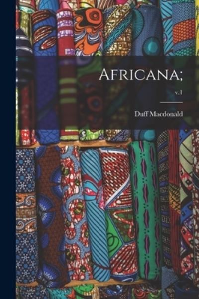 Cover for Duff MacDonald · Africana; ; v.1 (Paperback Book) (2021)