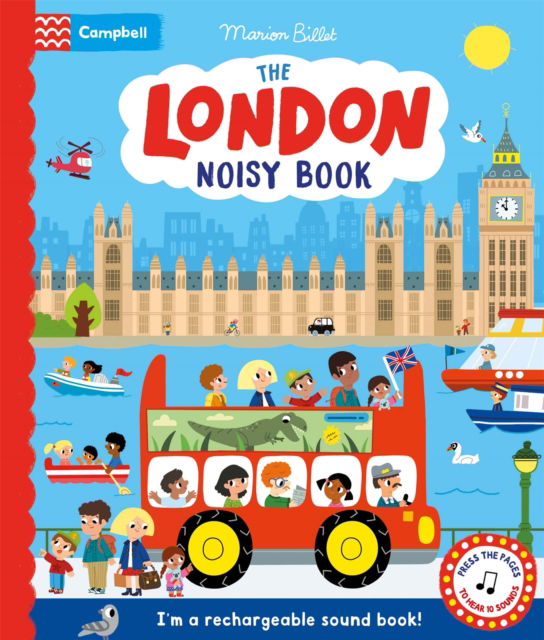 Cover for Campbell Books · The London Noisy Book: A Press-the-page Sound Book (Board book) (2025)