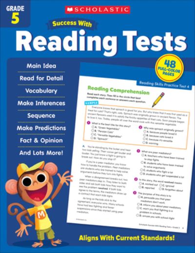 Cover for Scholastic Teaching Resources · Scholastic Success with Reading Tests Grade 5 (Taschenbuch) (2022)