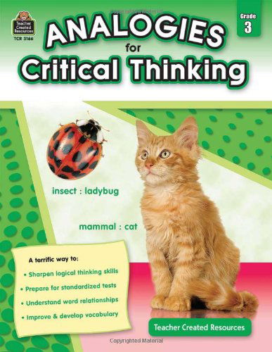 Cover for Ruth Foster · Analogies for Critical Thinking Grd 3 (Paperback Book) [Workbook edition] (2011)