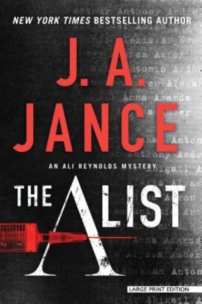 Cover for J. A. Jance · The A List (Hardcover Book) (2019)