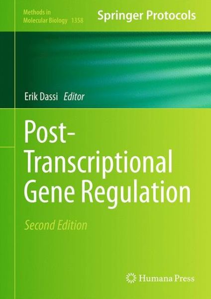 Cover for Post-Transcriptional Gene Regulation - Methods in Molecular Biology (Hardcover Book) [2nd ed. 2016 edition] (2015)