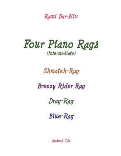 Cover for Rami Bar-niv · Four Piano Rags (intermediate) (Paperback Book) (2012)