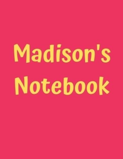 Cover for 99 Notes · Madison's Notebook (Pocketbok) (2019)