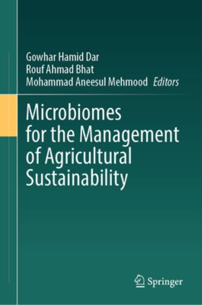 Cover for Gowhar Hamid Dar · Microbiomes for the Management of Agricultural Sustainability (Hardcover bog) [1st ed. 2023 edition] (2023)
