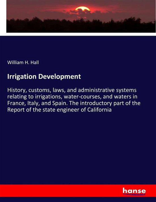 Cover for Hall · Irrigation Development (Buch) (2017)