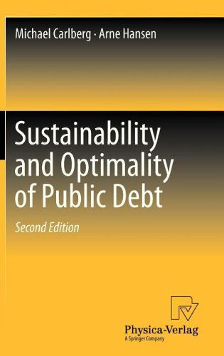 Cover for Michael Carlberg · Sustainability and Optimality of Public Debt (Hardcover Book) [2nd ed. 2013 edition] (2012)