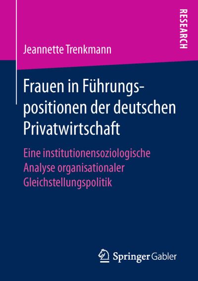 Cover for Trenkmann · Frauen in Führungspositionen (Book) (2016)