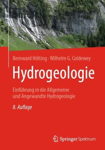 Cover for Hölting · Hydrogeologie (Book) [8th 8. Aufl. 2013, Softcover 2019 edition] (2019)