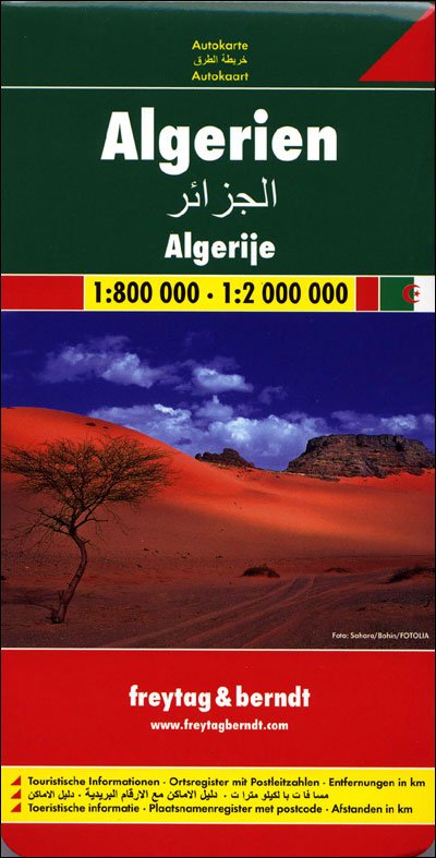 Cover for Freytag-berndt Und Artaria Kg · Freytag Berndt Autokt. Algerien (Buch)