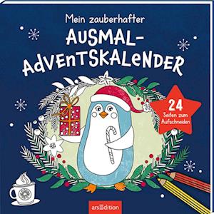 Cover for Mein zauberhafter Ausmal-Adventskalender (Bog) (2024)