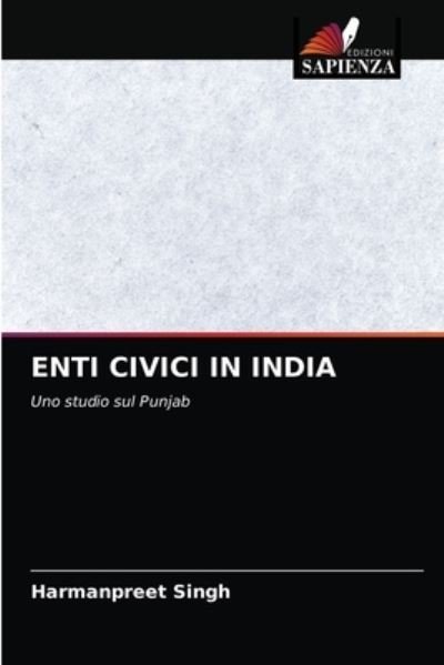 Cover for Singh · Enti Civici in India (N/A) (2021)