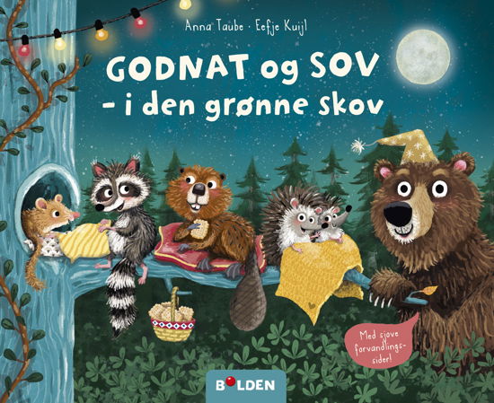 Cover for Anna Taube · Godnat og sov - i den grønne skov (Cardboard Book) [1º edição] (2022)