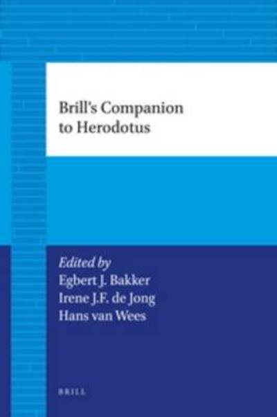 Cover for Egbert J Bakker · Brill's Companion to Herodotus (Paperback Book) (2012)