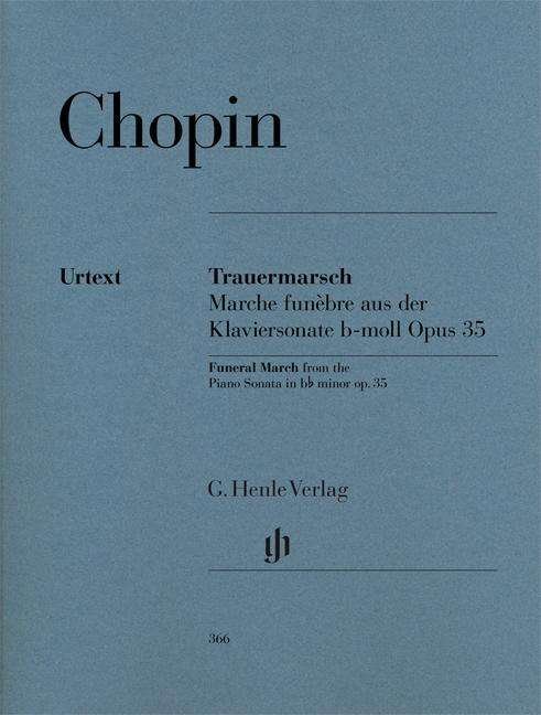 Trauermarsch.op.35.Kl.HN366 - F. Chopin - Books - SCHOTT & CO - 9790201803661 - April 6, 2018