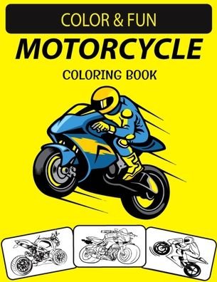Cover for Black Rose Press House · Motorcycle Coloring Book (Taschenbuch) (2020)