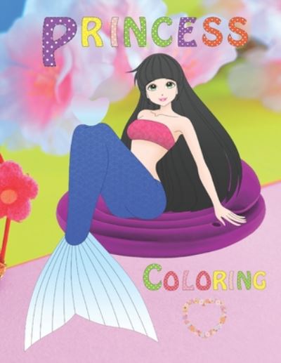 Cover for Mix Books · Princess coloring (Paperback Book) (2020)