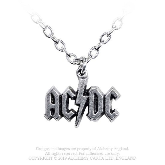 AC/DC Lightning Logo Pendant - AC/DC - Produtos - AC/DC - 0664427049662 - 19 de agosto de 2019