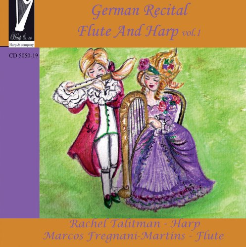 Cover for Rachel Talitman · German Recital for Flute &amp; Harp Vol.1 (CD) (2010)