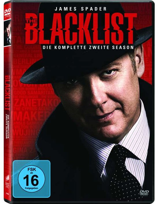 Cover for The Blacklist Season 2 (DVD) (2015)
