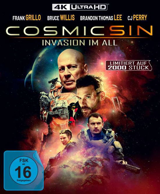 Cover for Cosmic Sin · Invasion im All - Limited Edition (UHD)-Movie (Blu-ray/DVD) (2021)