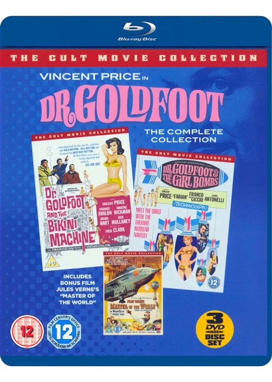 Cover for Dr. Goldfoot - the Complete Co · The Dr Goldfoot (3 Films) Movie Collection Blu-Ray + (Blu-ray) (2016)