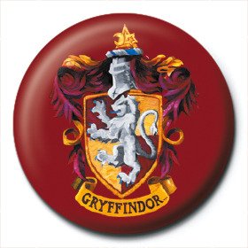 Cover for Pyramid International · HARRY POTTER - Colourful Crest Gryffindor - Button (Legetøj) (2020)