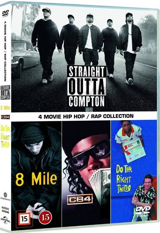 Straight Outta Compton / 8 Mile / CB4 / Do the Right Thing -  - Film - Universal - 5053083064662 - 19 februari 2016