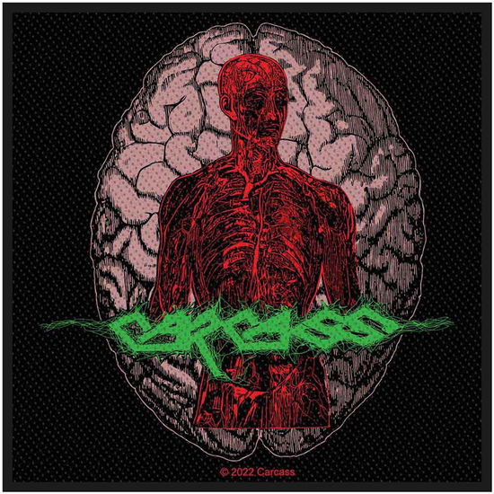 Cover for Carcass · Carcass Standard Woven Patch: Cabeza (Patch) (2022)