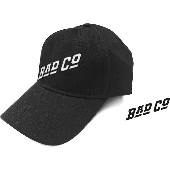 Cover for Bad Company · Bad Company Unisex Baseball Cap: Slant Logo (CLOTHES) [Black - Unisex edition]