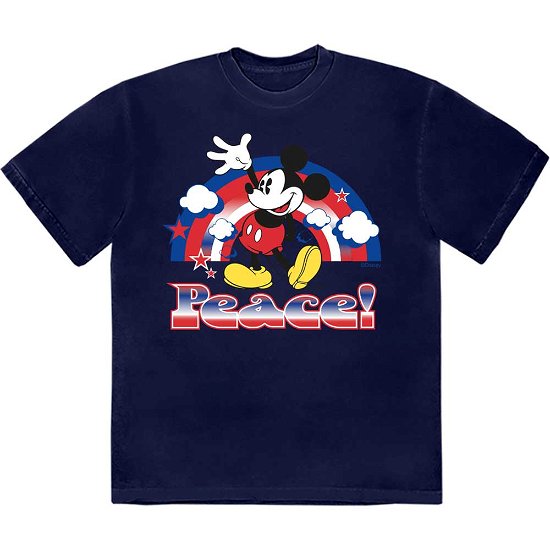 Cover for Mickey Mouse · Mickey Mouse Unisex T-Shirt: Peace (T-shirt) [size S]