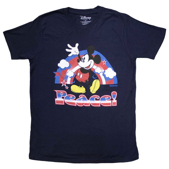 Cover for Mickey Mouse · Mickey Mouse Unisex T-Shirt: Peace (T-shirt) [size S]