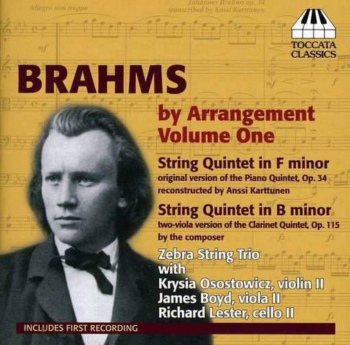 Brahms by Arrangement V.1 - Johannes Brahms - Música - TOCCATA - 5060113440662 - 25 de julio de 2013