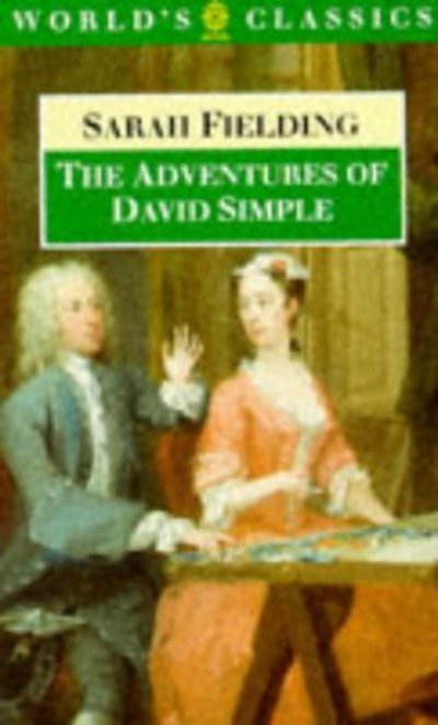 Cover for Sarah Fielding · The Adventures of David Simple (N/A) (1987)