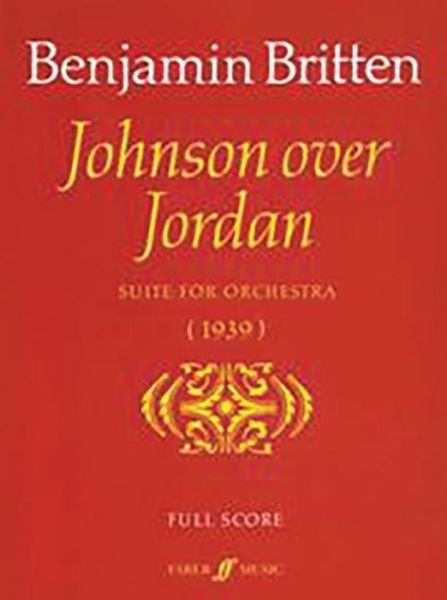 Cover for Benjamin Britten · Johnson Over Jordan Suite (Paperback Book) (1998)