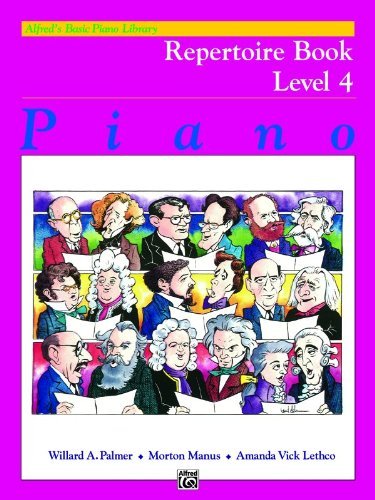 Cover for Palmer, Manus &amp; Leth · Alfreds Basic Piano Repertoire Lvl 4 (Pocketbok) (1991)