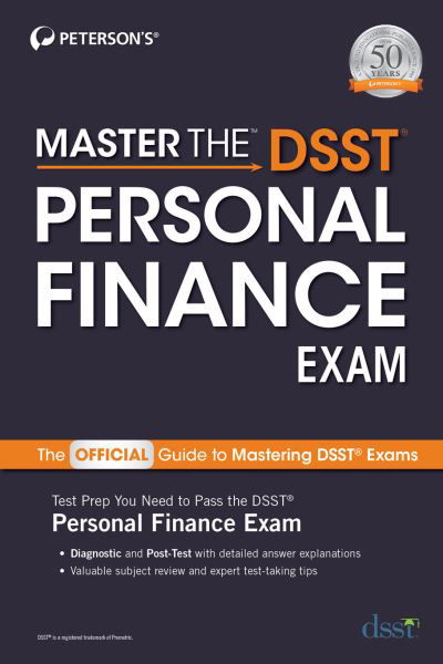 Master the DSST Personal Finance Exam - Peterson's - Livres - Peterson's Guides,U.S. - 9780768944662 - 10 juin 2021