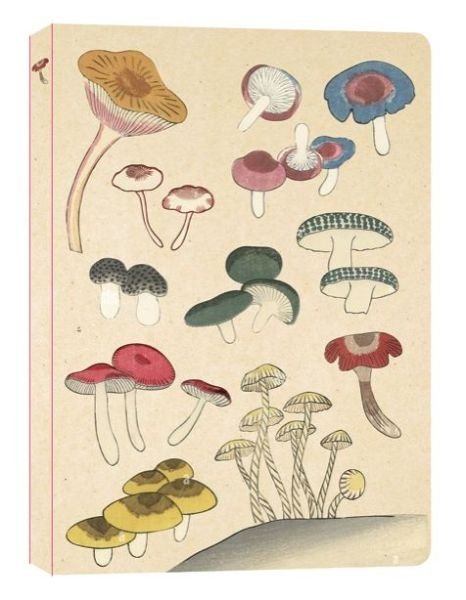 Cover for Tuttle Studio · Healing Mushrooms Lined Paperback Journal: Blank Notebook with Pocket - Journal (Taschenbuch) (2022)