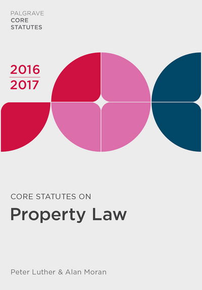 Cover for Luther · Core Statutes on Property Law 20 (Buch) (2016)