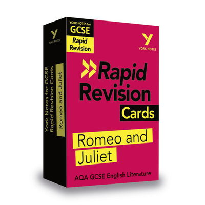 Cover for Alison Powell · York Notes RAPID AQA GCSE (Revision Cards) Romeo and Juliet - for 2025, 2026 exams - York Notes - Rapid (Orakelkort/tarotkort) (2019)