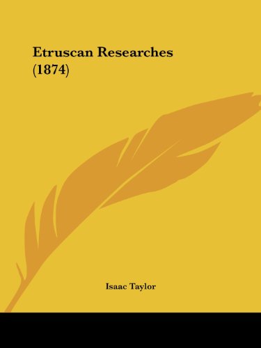 Cover for Isaac Taylor · Etruscan Researches (1874) (Paperback Book) (2008)