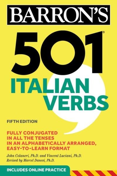 Cover for John Colaneri · 501 Italian Verbs (Book) (2020)