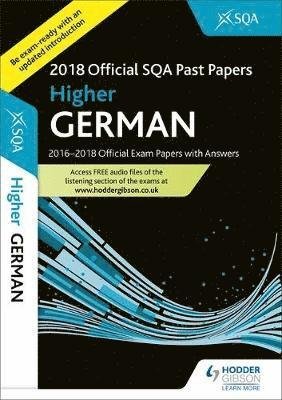 Cover for Sqa · Higher German 2018-19 SQA Past Papers with Answers (Pocketbok) (2018)