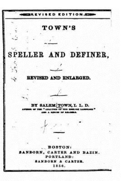 Cover for Salem Town · Town's New Speller and Definer (Paperback Book) (2016)