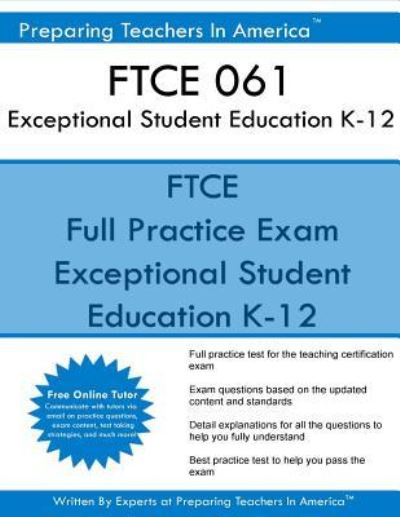 Cover for Preparing Teachers in America · FTCE 061 Exceptional Student Education K-12 (Paperback Book) (2016)